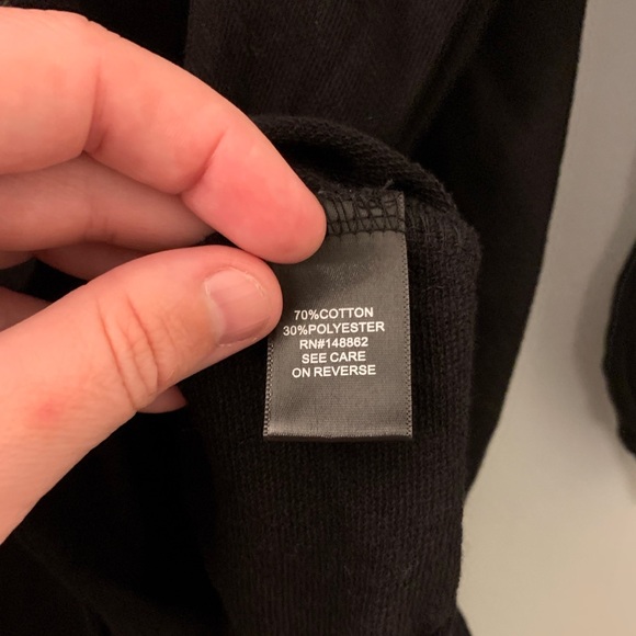 NEVER WORN Torrid 3 French Terry Notch Neck Sweatshirt - Black - Picture 9 of 14